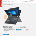 ThinkPad Yoga 460 - i7 with 2GB Graphics ($1,459.00) @ Lenovo