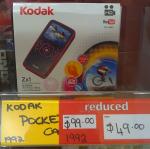 Kodak ZX1 Pocket HD Video Camera - $49 - ALDI
