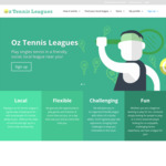 Oz Tennis Leagues Spring Season for $25 (Early Bird Promotion - $5 off) (Adelaide/ Brisbane/Canberra/ Melbourne/Perth/Sydney)