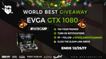 Win an EVGA GTX 1080 Graphics Card from World Best Gaming