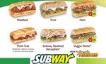 Only $1 for a 6 INCH SUBWAY® Sub with 6 Choices of Toppings. South Melbourne Only (VIC)