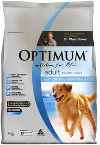 Coles optimum store dry dog food