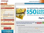 Jetabroad Paypal $50 cashback offer
