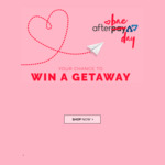 Win an $8000 Getaway with Afterpay
