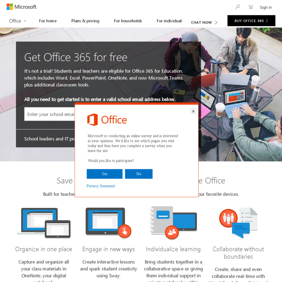 free microsoft office free for students