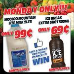 [QLD] Mooloo Mountain Milk Light 2 Ltr $0.99, Ice-Break Extra Shot 500ml $0.69 @ Northside Fruit Barn (Rothwell)