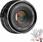 Meike 35mm F1.7 Manual Focus Lens Fujifilm X Mount $87.99 Incl Shipping @ Emgreat-AU via Amazon AU