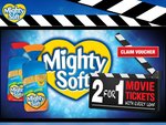 Mighty Soft Bread 2 for 1 Movie Tickets (redeemable with on pack voucher)
