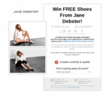 Win 1 of 3 Pairs of Shoes from Jane Debster