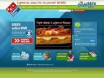 Dominos 3 Large Pizzas for $15 pick-up or $19.95 delivered