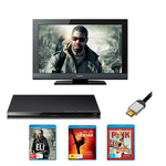 BigW - Sony 32" Full HD TV + Blu Ray Player + 3x Blu-Rays + HDMI Cable - $498 in Store