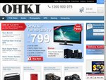 OHKI 42" LED TV with FREE 1x DVD Player 1x Subwoofer and 5x Speakers FREE Delivery $799!
