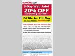 Koorong 3-day Web Sale - 20% Off Everything in Stock - 9-11 May