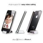 elago S4 aluminum Stand for AT&T and Verizon iPhone 4 (Silver)