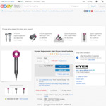 Dyson Supersonic Hair Dryer $399.20, Dyson V11 Absolute Cordless $959.20, Dyson Airwrap $639.20 (Sold Out) Delivered @ Myer eBay
