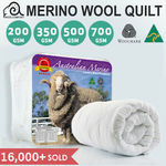 Merino Wool Quilts (Australian Made) from $42.40 Delivered @ Linen Dreams eBay