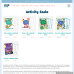 75% off Activity Books - $5 (Was $20) + Delivery (Free over $100 Spend) @ Hippo Blue