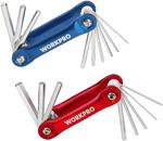 WORKPRO 17-Piece Folding Hex Key Set SAE/Metric $13.99 + Delivery ($0 with Prime/ $39 Spend) @ Greatstar Tools Amazon AU