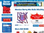 96 Packs of Mentos Berry Mix for $15 + Delivery