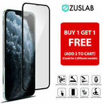 Buy 1 Get 1 Free - iPhone 11 Pro XS Max XR X 8 7 6 S Plus ZUSLAB Tempered Glass Screen Protector $7.55 Delivered @ Protec eBay