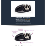 Knife Sharpener $5.21 (20% off) + $5.99 Delivery @ Kitchen Precision & Amazon AU