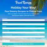 Win Your Choice of Holiday (Bali/Fiji/Hawaii/Pacific Island Cruise) for 2 Worth Up to $4,180 from Travel Therapy