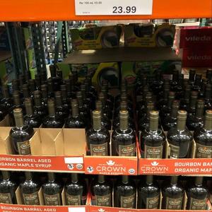 crown maple syrup bourbon barrel aged costco
