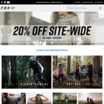 20% off Fox Racing Apparel (Includes Clearance Items) - $5 Standard Shipping or Free Shipping on Orders over $100