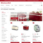 KitchenAid Toaster KMT21166 (2 Slice) $79, KMT4116 (4 Slice) $99 + Free Shipping @ KitchenAid