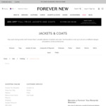 40% off Sale Items (Free Delivery over $75) @ Forever New (Stack with 10.5% Cashback @ ShopBack)