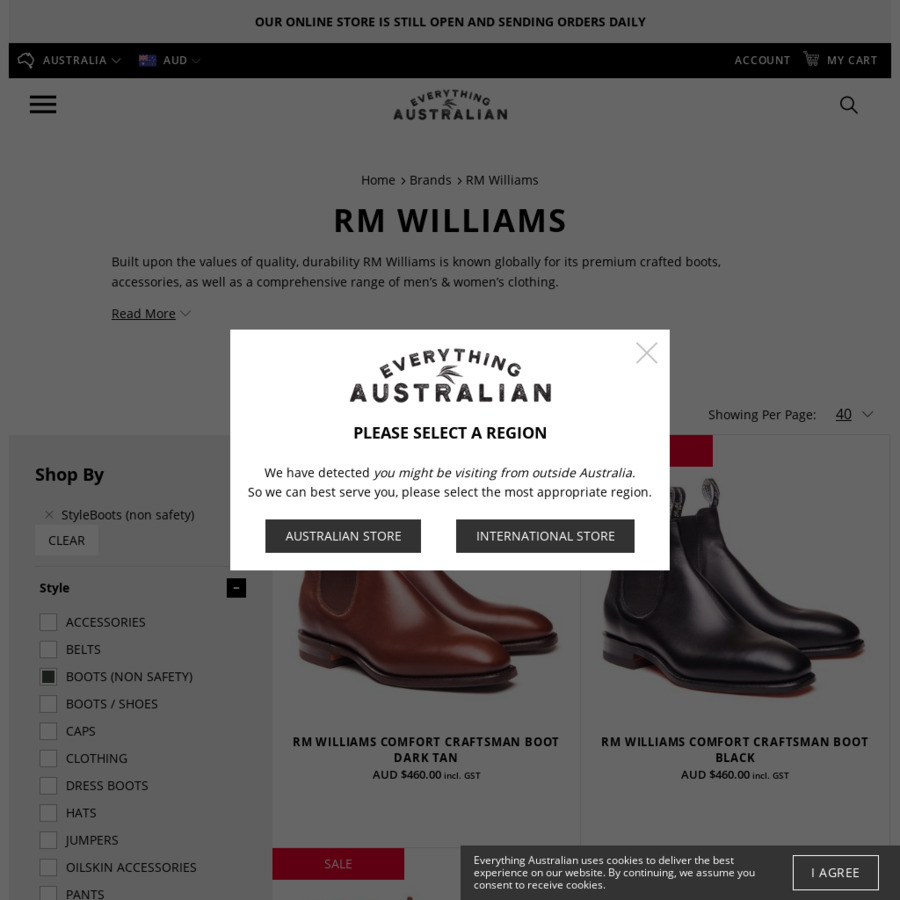 Nungar rm williams sale