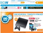 Big W One Hour Deal from 8-9pm AEDT Tonight - PS3 160GB $288, Free Delivery
