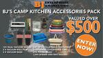 Win a BJ Enterprises Camp Kitchen Accessories Pack valued at $510 from Parable Productions
