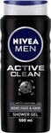 NIVEA MEN Active Clean Shower Gel 500ml $3 / $2.70 (Sub & Save) + Delivery ($0 with Prime/ $39 Spend) @ Amazon AU