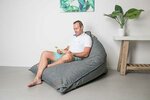 20% off Large Komfort Triangle Bean Bag Covers - $111 + $15 Home Delivery @ Mooi Living