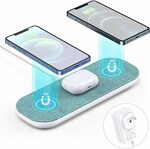 CHOETECH Qi 3-in-1 Magnetic Wireless Charging Pad (10W x 3) $48.44 Delivered @ Jiexun-AU via Amazon AU