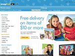 SnapFish - Free Postage on Items over $10 (Conditions Apply)