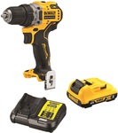 DeWALT 12V XR 2.0AH Brushless Sub-Compact Drill Driver Kit (DCD701D1-XE) $99 + Delivery ($0 C&C/ in-Store) @ Bunnings