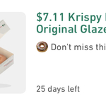 4 Pack Orginal Glazed Krispy Kreme Doughnuts $7.11 @ 7-Eleven (via App)