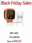 Inkbird Thermometer IBT-4XC (Bluetooth) $55.24 Delivered @ Inkbird eBay