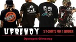Win a 3 T-Shirts from Uprandy.com - Week 27