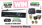 Win a Mandalorian Darksaber Force FX Elite Lightsaber Worth $499 or a Runner-up Prize Pack from Zing Pop Culture