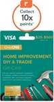 Collect 10x Woolworths Rewards Pts on Purchase of OnlyONE Home Improvement Visa Cards @ Woolworths in-Store Only