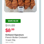 12-Pack Croissant $8.99, Organic Chia Seeds 1.5kg $9.99 @ Costco (Membership Required)