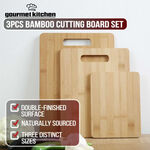 [eBay Plus] 3Pc Genuine Bamboo Chopping Board $9 Delivered @ t2s-au Ebay