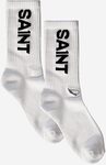 60% Off Bamboo Crew Sock White Twin Pack $11.50 + $15 Delivery ($0 Melb C&C/$200 Order) @ SA1NT