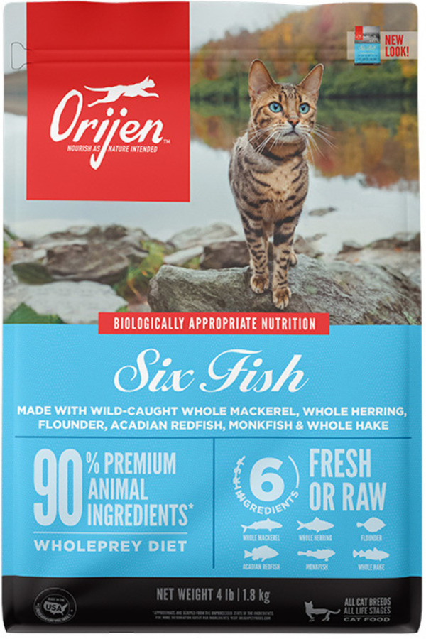 six fish cat food