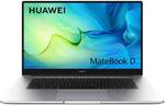 Huawei Matebook D15 Laptop: Intel 11th Gen Core i5, 8GB RAM, 256GB SSD $699 + Del ($0 to Metro/ VIC C&C) + Surcharge@ Centre Com