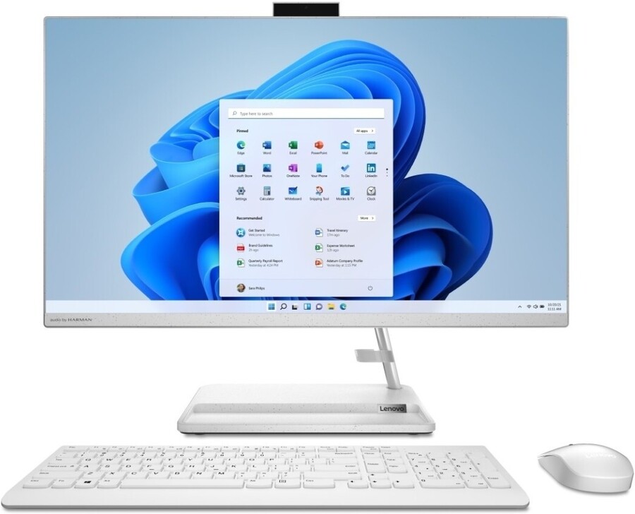 Lenovo IdeaCentre 3 Aio (27" FHD, AMD Ryzen 5 5500U, 16GB RAM, 512GB ...