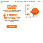 2 Months Free Mobile Plan + Double Data on Select Plans for 6 Months @ Tangerine Telecom